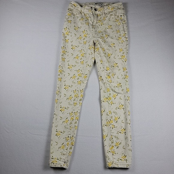 Judy Blue Jeans Women's 5/27 Floral Print High Rise Skinny Fit JB8809 Stretch - Picture 2 of 11